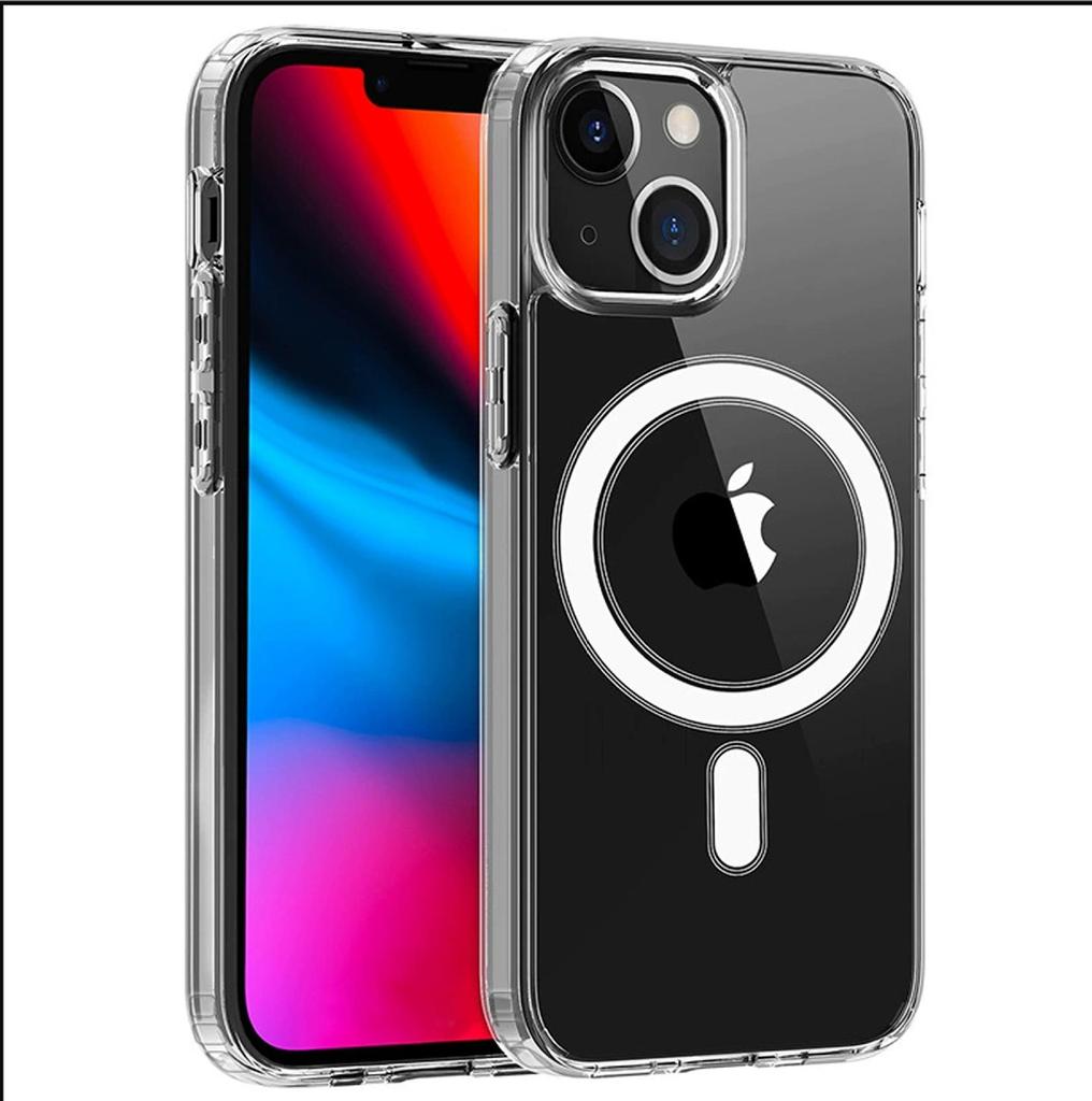 High Transparency Drop-Proof Magnetic Case for iPhone 11/12/13/14/15/17 Pro