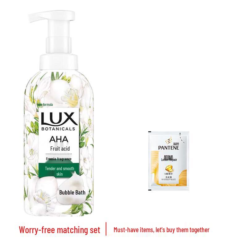 Lux Freesia Shower Gel & Pantene Shampoo Bundle