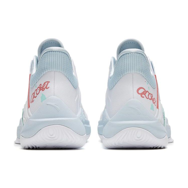 Anta Jianshan 2.5 Wear-Resistant Breathable Low-Top Basketball Shoes Men sneaker White 112321602-4