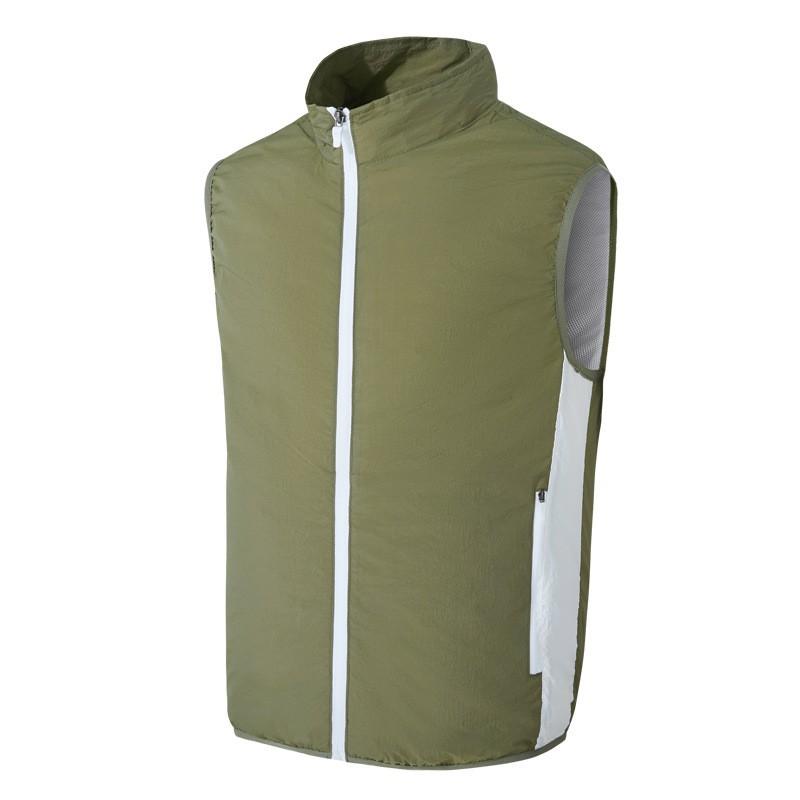 Cooling Fan Vest Men Women Lightweight Breathable Fishing Jacket Outdoor Sports Wear