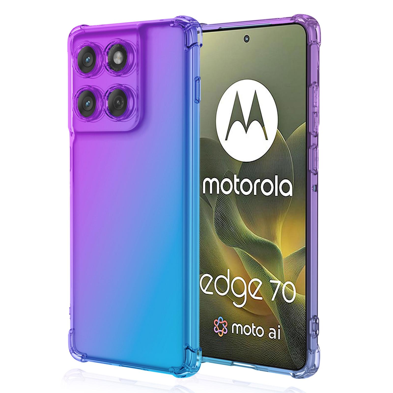 

Чехол для Motorola Edge 70 5G, градиентный цвет, ТПУ чехол для телефона, противоударный чехол для телефона