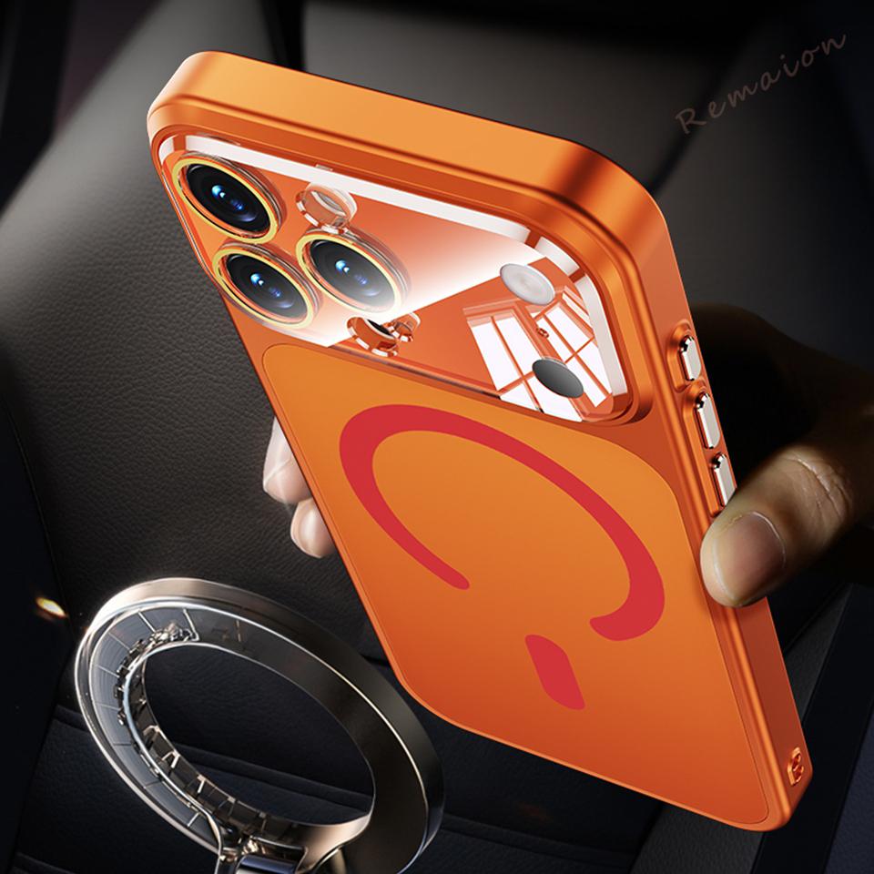 Big Windows Official Magnetic Phone Case For For Iphone 13 14 1 16 17 Pro Max Wireless Charging Protector Cover