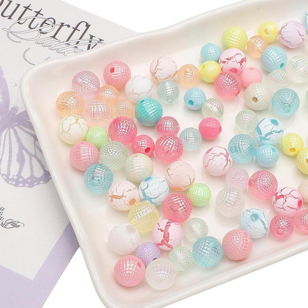 Acrylic Beads Bayberry Charms AB Ball Beads For DIY Jewelry 30-50Pcs