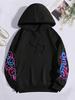 Hot Happy Day Graffiti Print Hoodie Street Hip Hop Hoody Women Men Fashion Crewneck Versatile Hoodies Vintage Oversize Clothes