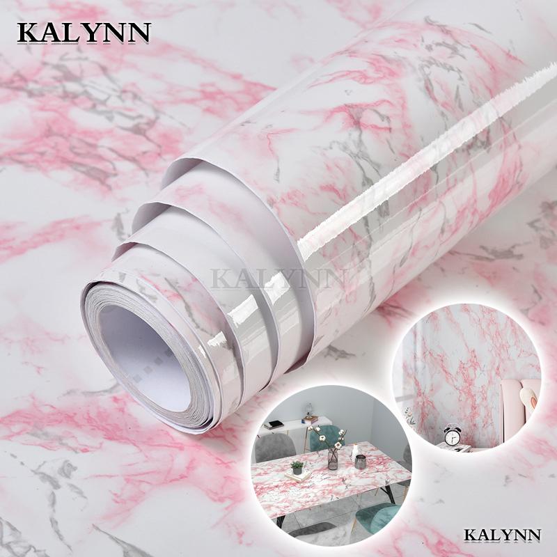 55cm Breite Vinyl Wandaufkleber Wasserdicht Marmor Selbstklebende Tapete Kontaktpapier Für Küche Dekorative Folie Heimdekor
