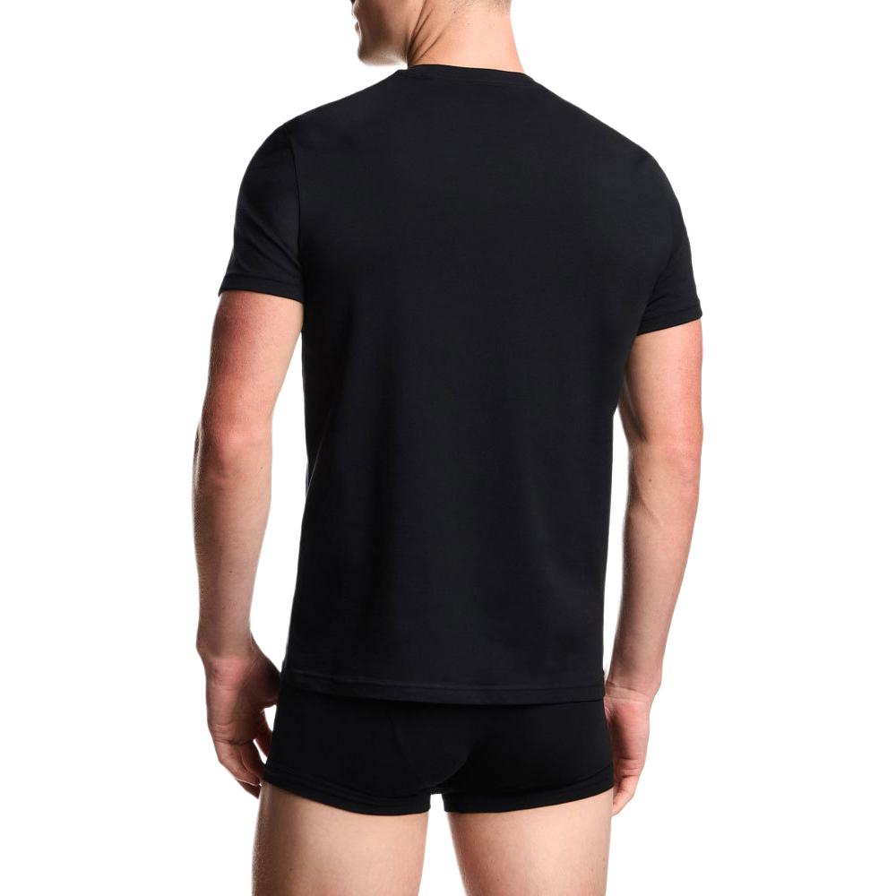 Emporio Armani Crew Neck Short Sleeve Sports T-Shirt Two Pack Men Tops EM000391-AF10776-MC028