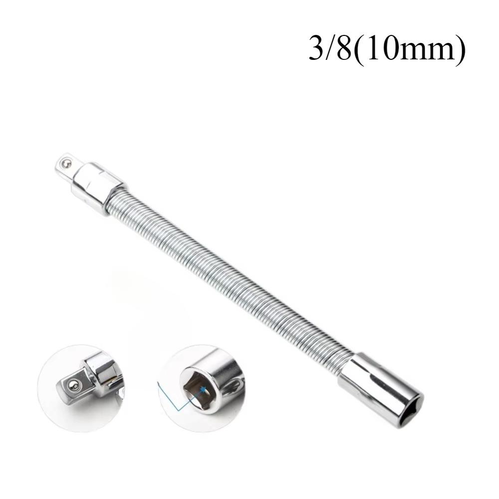1/3Pcs Flexible Shaft Flexible Extension Bar Set High Torque Conversion Head Electric Wrench Socket Ratchet Wrench 1/4 3/8 1/2