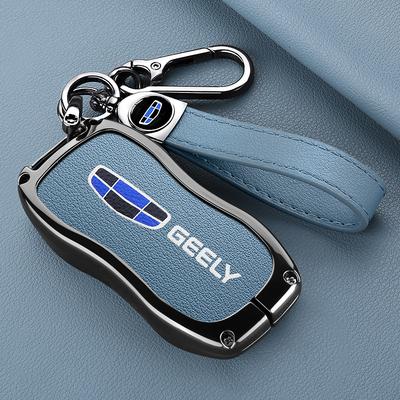 Car Smart Remote Key Case Cover Alloy Protection Shell For Geely Atlas Pro Boyue Pro Tugella Azkarra FY11 New Emgrand GS X6 SUV