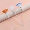 Facial Brushes Fan Makeup Brushes Soft Portable Face Mask Brushes Cosmetic Tools for Women Ladies Girls