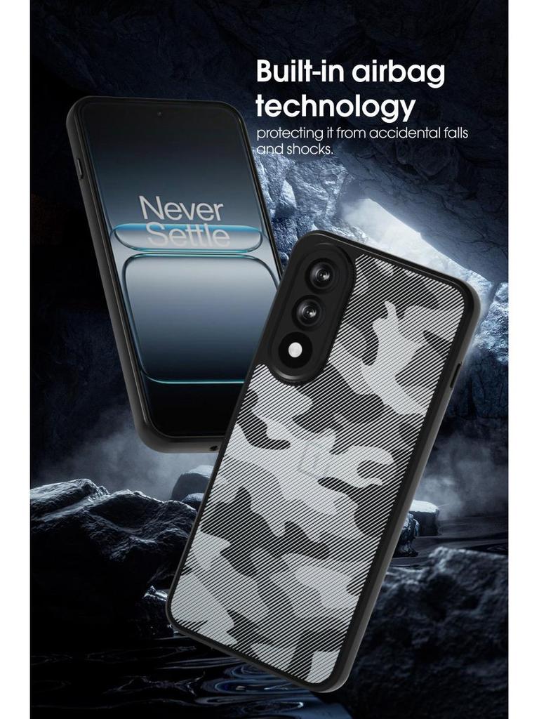 Camouflage Protective Case with Lanyard for OnePlus Ace 5 Ultra/Nord 5