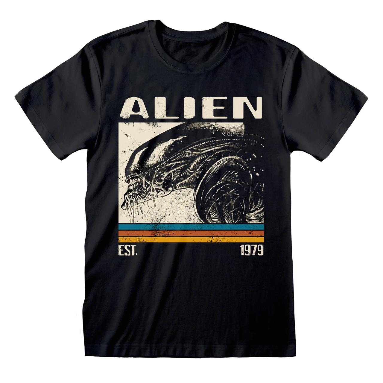 

Retro Est 1979 Alien Black Tee t-shirt tshirts XL