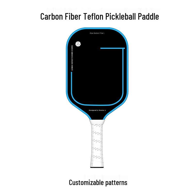 Cloth Pattern Frosted Carbon Fiber Pickleball Paddle