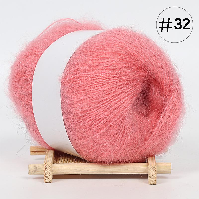 5Pcs Baby Mohair, Hand-woven DIY Sweater Scarf Thread Baby Thread Fine Wool