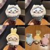 Giy Usaqi Winter Plush Doll With Faux Fur Collar For Kids Room Decor