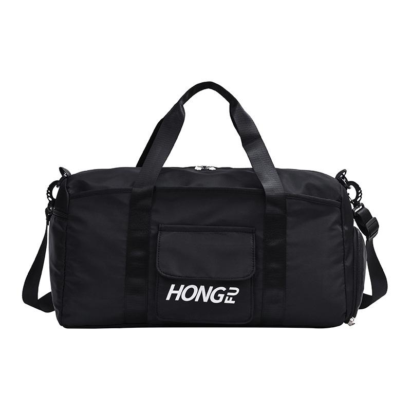 

New portable large-capacity fitness bag dry and wet separation basketball sports bag registration business trip short travel bag
