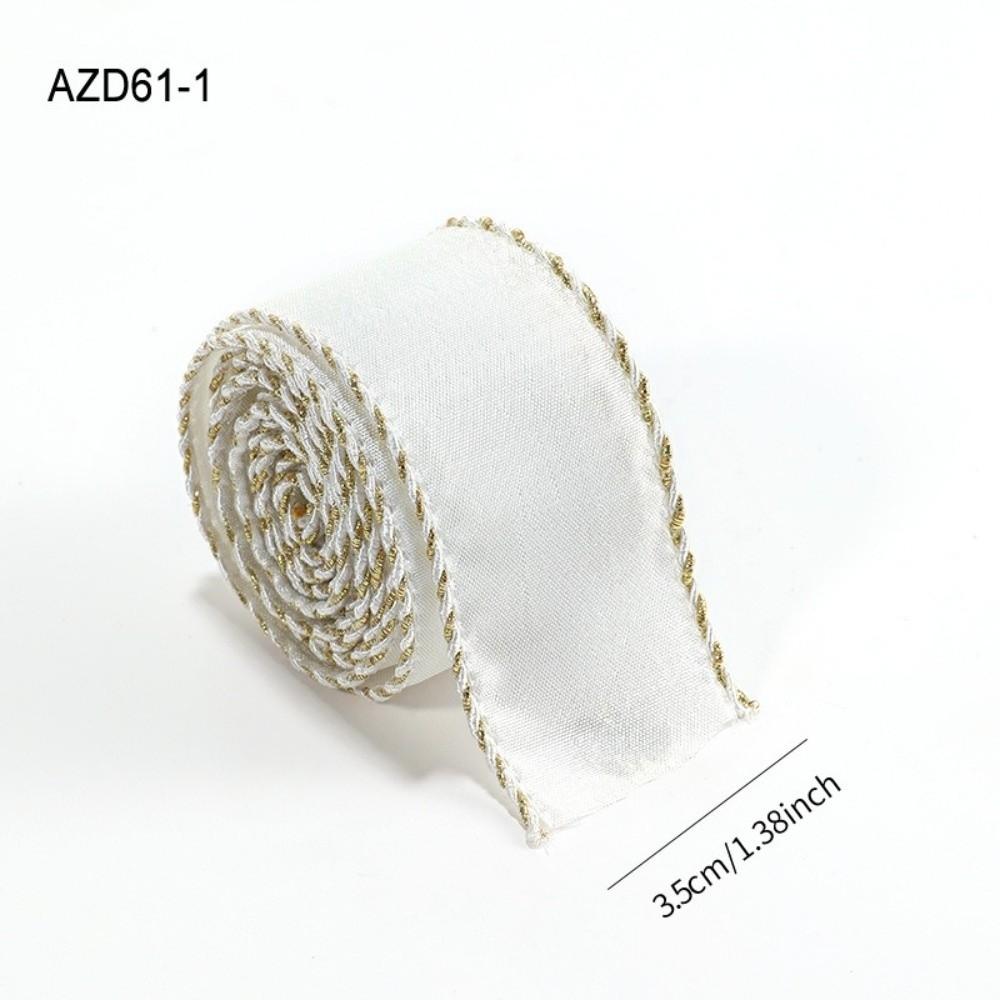 2M DIY Christmas Webbing Exquisite Woven Strap New Christmas Ribbon  Gift Box Decoration