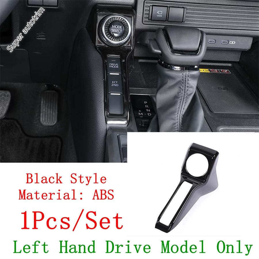 Black Head Light Steering Wheel Dashboard Frame Cover Trim Accessories For Toyota Land Cruiser 250 Prado LC250 2024 2025 2026