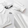 Harajuku Letter Print Sweatshirt Patchwork Women Clothes Autumn Winter Preppy Style Long Sleeve Top Black White Green Oversized
