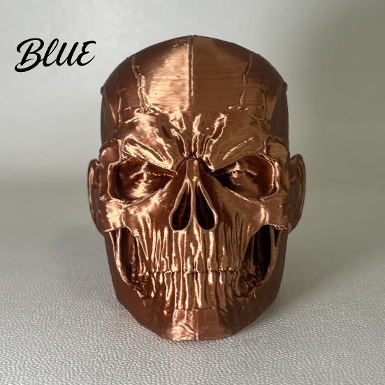 Off Road Vehicle Accessory Skull Trailer Hitch Cover Universal Tow Ball 3D Printed Dust Hardcore Style Truck Gear Cap Protector with Crack