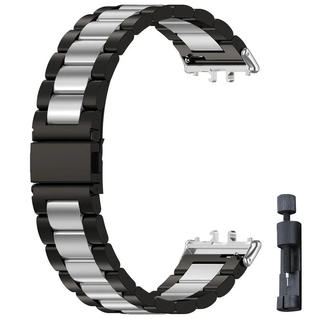 Samsung Galaxy Fit 3 İçin Paslanmaz Çelik Kordon Metal Bileklik Lüks İş Bandı Samsung Galaxy Fit3 SM-R390 Aksesuarları
