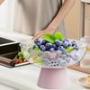 Fruit Serving Tray Fruit Tray with Drain Desktop Decoration Creative Drip Basket for Holiday Outdoor Table Buffet Camping Living