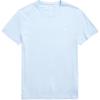 Polo Solid Color Cotton Crew Neck Short Sleeve T-Shirt Men Tops Blue 710671438-252