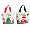3pcs Canvas Christmas Gift Bag Cartoon Merry Christmas Decor  Merry Christmas Decor