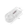 Durable Portable Pill Cutter Box Mini Clear Small Pill Boxes Tablet Cutter Splitter for Daily Use