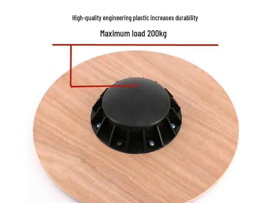 High-Difficulty Wooden Balance Board for Rehabilitation and Sensory Integration Training