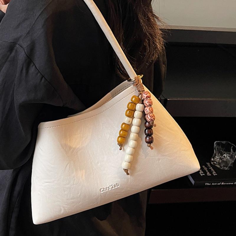 Hochwertige Einzelschulter-Achseltasche Damen-Tasche Herbst Neu Retro Einfache Umhängetasche Lässige Kleine Quadratische Tasche