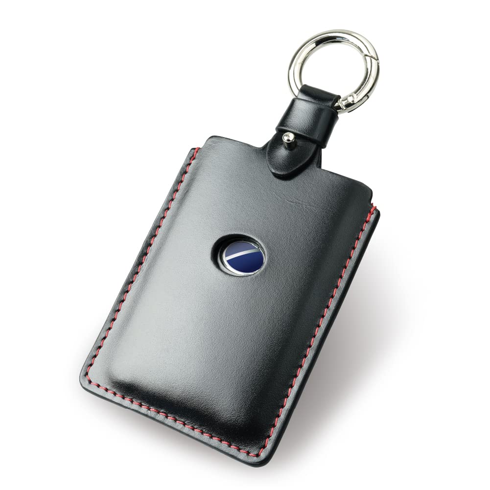 Leather-Cafe Toyota Compatible Harrier Compatible Lexus Compatible Card Key Case 70mm x 140mm x 15mm чёрный