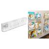 Pet Material Acrylic Book Display Stand Versatile Acrylic Wall Mount Magazine Holder Easy to Clean Book Support Holder