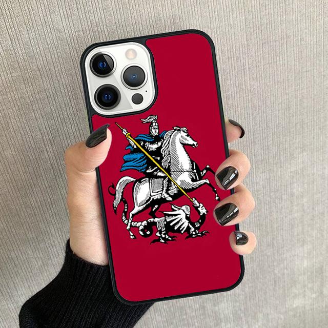 Russian Flag Phone Case For iPhone 17 Air 16 15 14 Plus 12 13 Pro Max Soft Bumper Shell Cover Coque