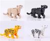 Città Animale Zoo Fattoria MOC Mattoncini Porco Pollo Pecora Coccodrilli Panda Delfino Elefante Gorilla Frutta Aquila Mattoncini Giocattoli A012