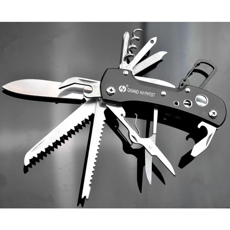 11 In 1 Multitool Knife Folding Gear Knife Swiss Survive Pocket Hunting Outdoor Camping Survival Multifunctional Folding Knife
