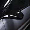 Black Mirror Cover For Kia EV3 2025 Exterior Rear View Mirror Cap Cover Carbon Fiber Decoration Exterior Rear View Mirror Covers