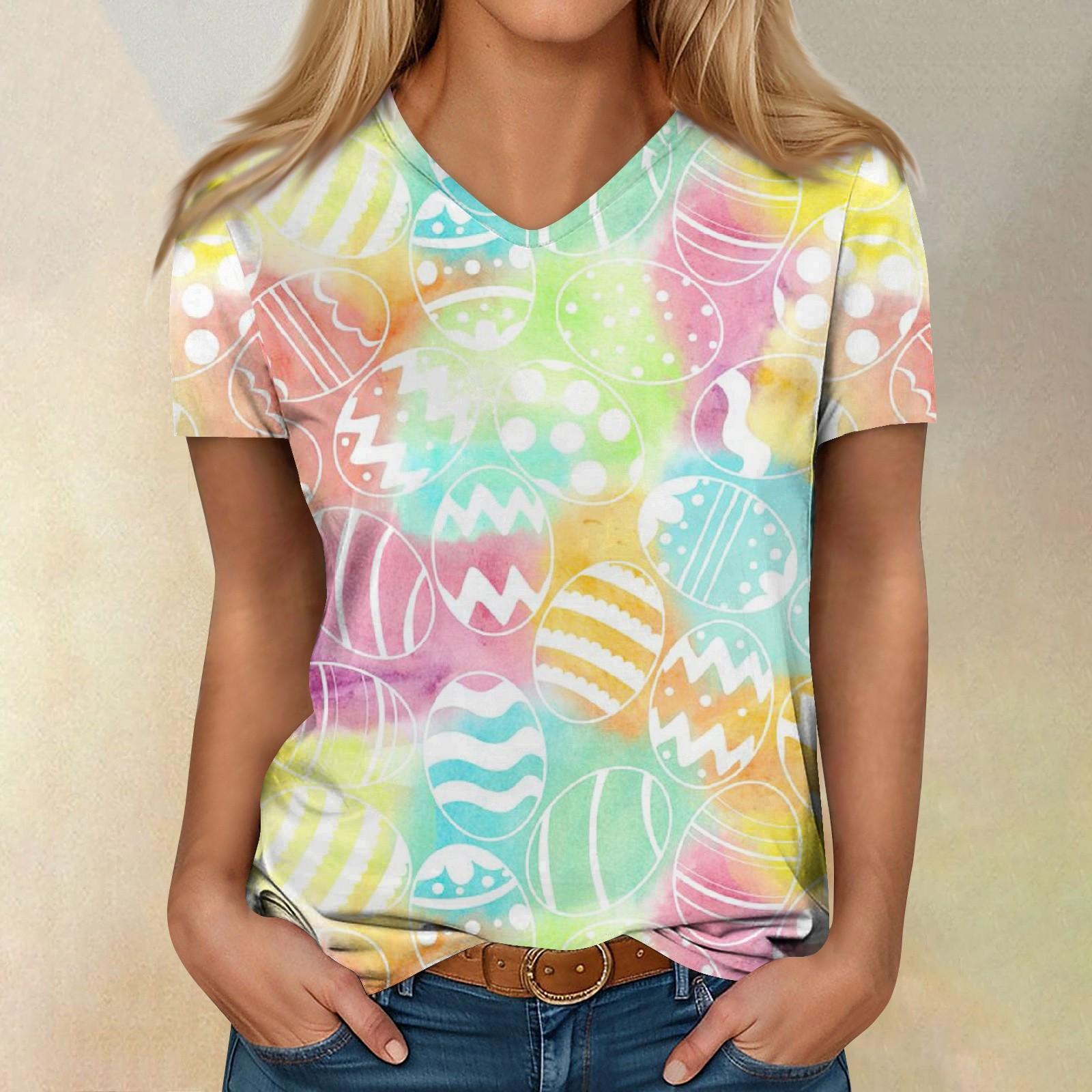 

Рубашки с коротким рукавом для женщин, милые топы, футболки с принтом, блузки, повседневные базовые топы больших размеров, пуловеры XL жёлтый