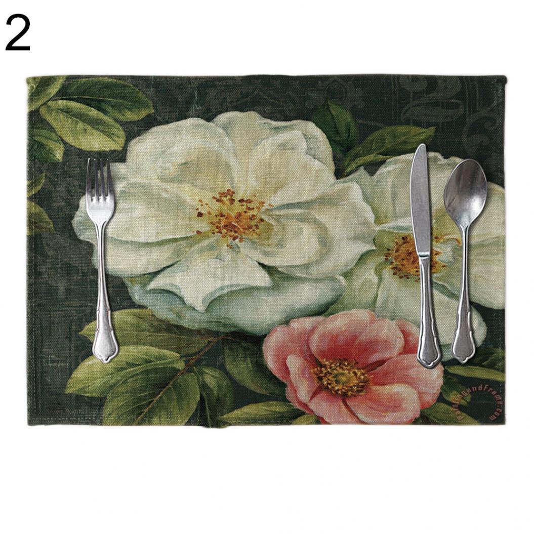 

Льняные столовые салфетки с винтажным дизайном