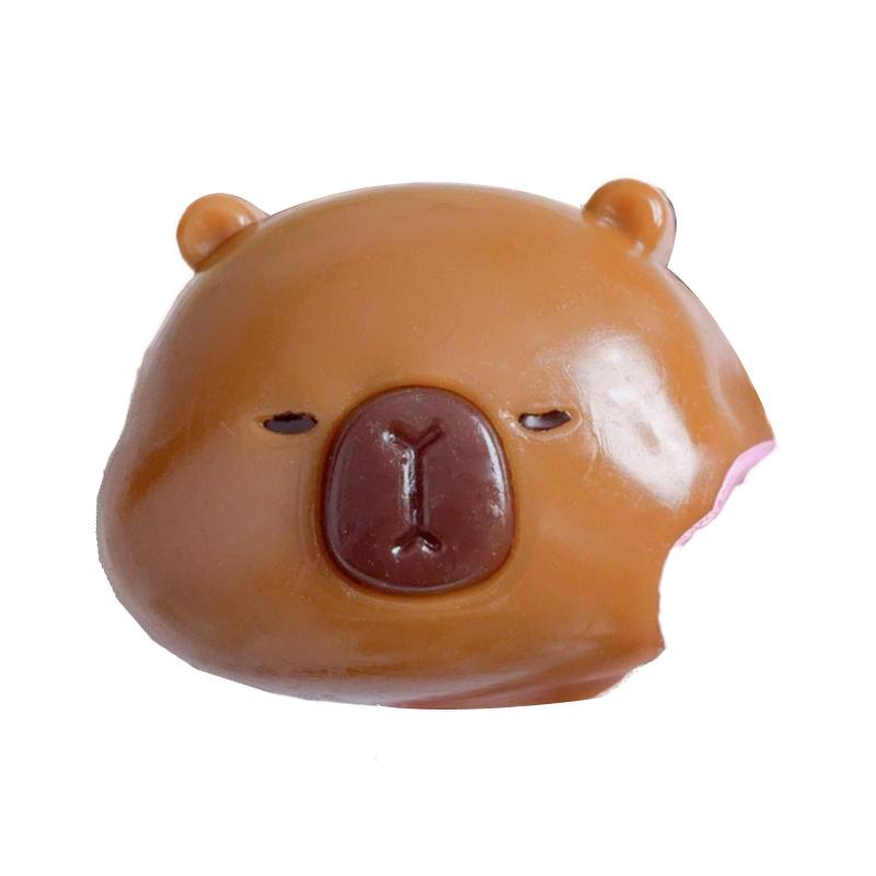 

Squishy Capybara Squeeze Stress Toy Lovely Soft Relief Relax Toys Cute Fast Rebound Decompression Doll Birthday Anti-stress Gift