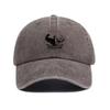 Bodybuilding Vintage Washed Cotton Baseball Cap Adjustable Distressed Trucker Hat for Unisex Gym Workout Cotton Cap Breathable Hats