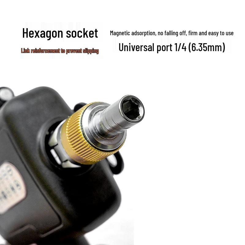 Multi-Function Ratchet Screwdriver Set: Adjustable Gun-Shaped Handle with Chrome Vanadium Steel Bits for Household Repair.