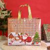 Christmas Gift Bag Non-woven Santa Snowman Xmas Tree Tote Bag Large Capacity Shopping Bag Xmas New Year Candy Gift Packaging Bag