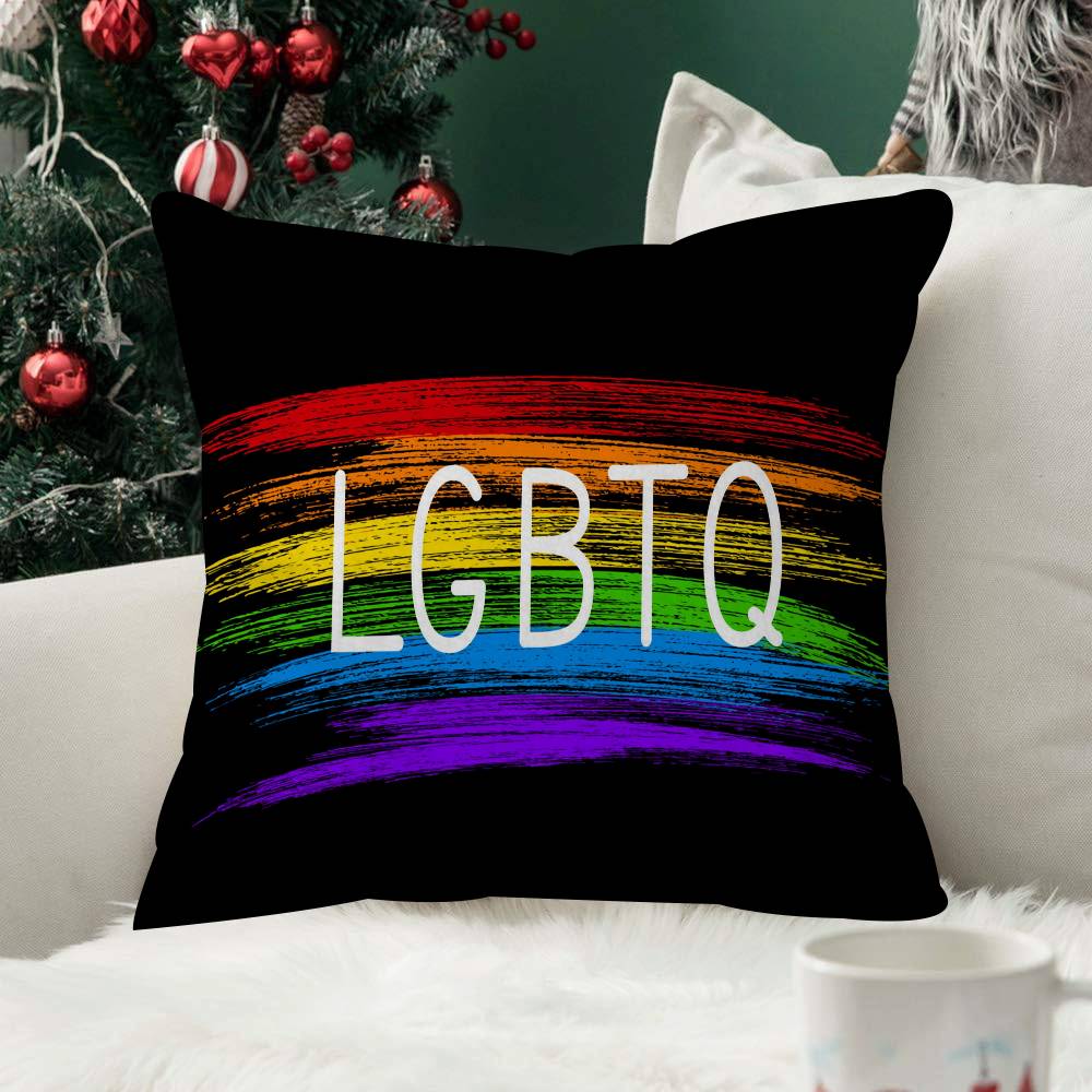 Love Is LoveLove Is Okay Cushion Cover Pillowcase Upholstery Pillows for Sofa Throw Pillow Home Decor Pillowcas