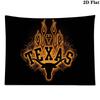 Texas Longhorns Wall Tapestry Aesthetic Wall Hanging Printed Fabric Blanket Decorative Tapestries for Bedroom Living Room Home Decor