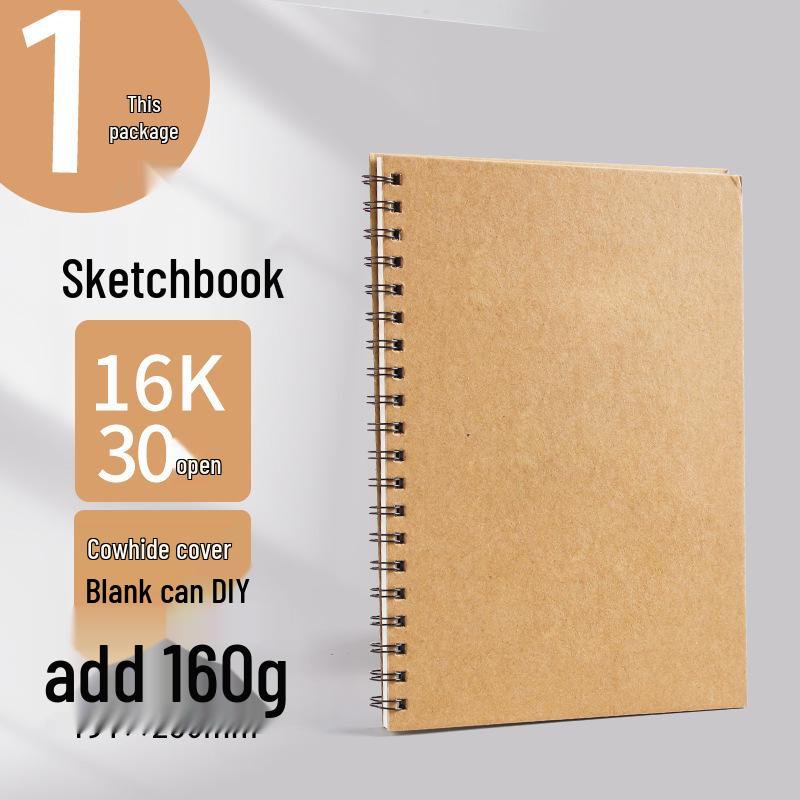 Verdicktes A4 & A3 Spiral-Skizzenbuch für Kunststudenten - 16K, 32K, 8K Markerpapier
