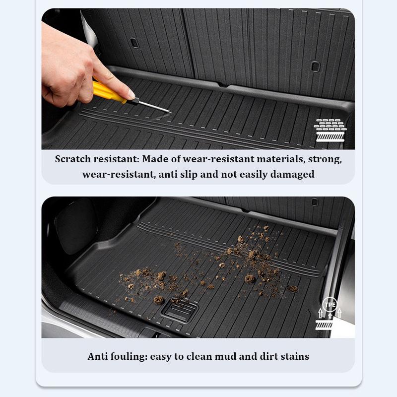For Suzuki Fronx 2024-2025 Car Rear Trunk Mat Cargo Liner TPE All Weather Trunk Carpet Anti-Scratch Protector Mat Auto Foot Pads