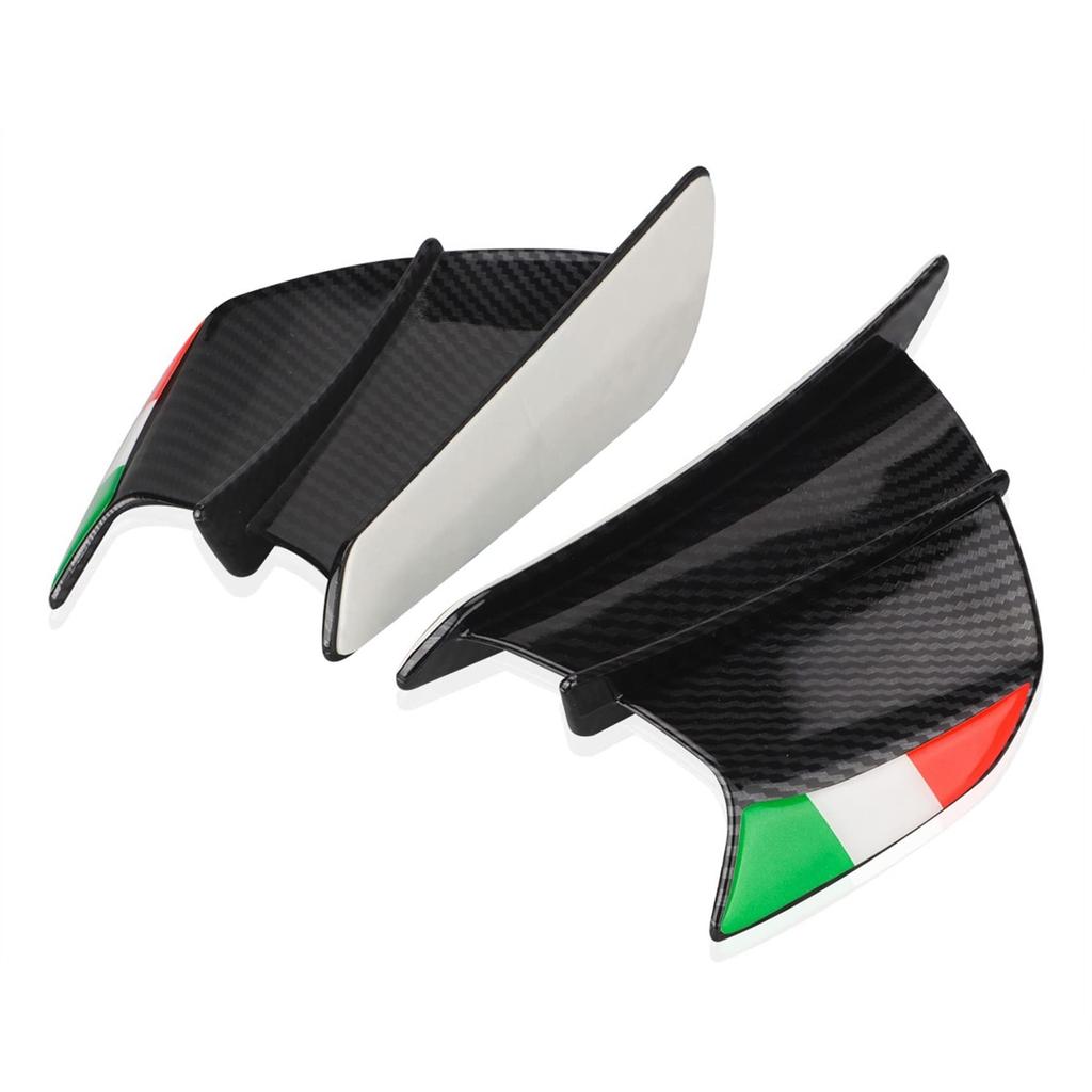 Stuurvnee Motorrad Winglet, Aerodynamisches Flügelkit, Spoiler Motorrad, Windströmung Fester Flügel, S1000RR V4-10R R1, Mattschwarz
