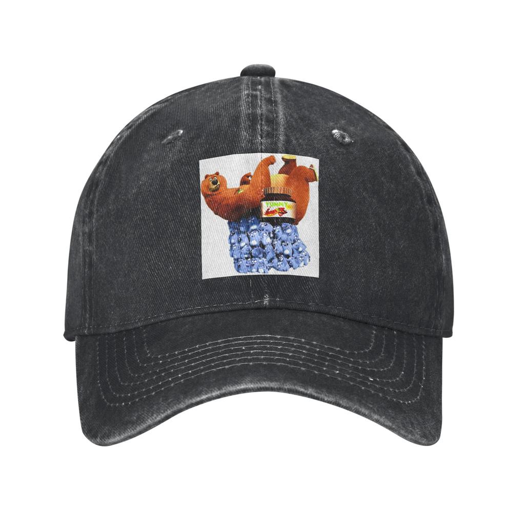 Animation Grizzy and the Lemmings Cartoon Anime  Washed Denim Cap Casual Baseball Caps Hat Summer Unisex Baseball Hats