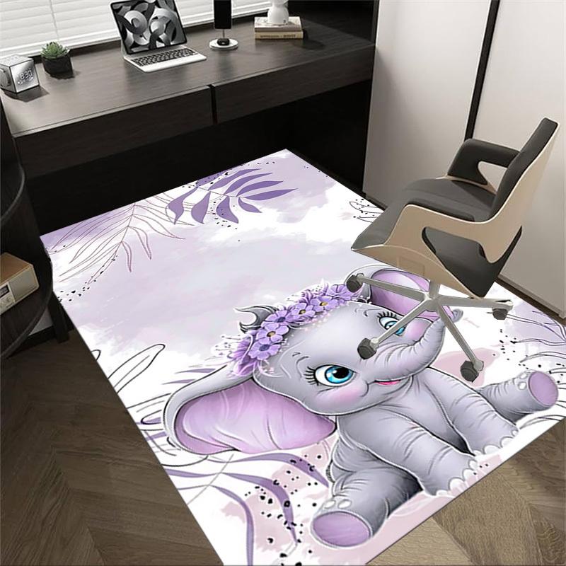 1pc Elephant Carpet Office Rug Outdoor Mat Home Decor Area Carpet Festival Gift