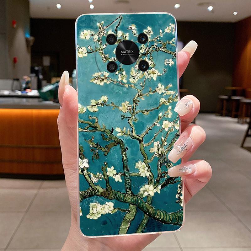 For Honor X9 Case HonorX9 4G 5G Elegant Luxury Butterfly Flower Printing Soft Silicone Clear TPU Protective Cover Phone Cases